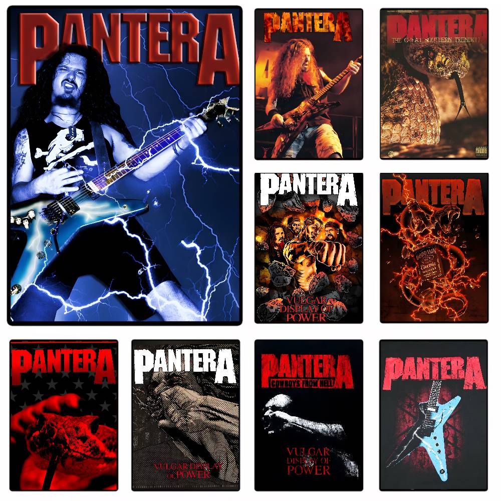 Vintage Music P-Pantera Band F - Vintage Fashion Prints For Wall recensie en prijs
