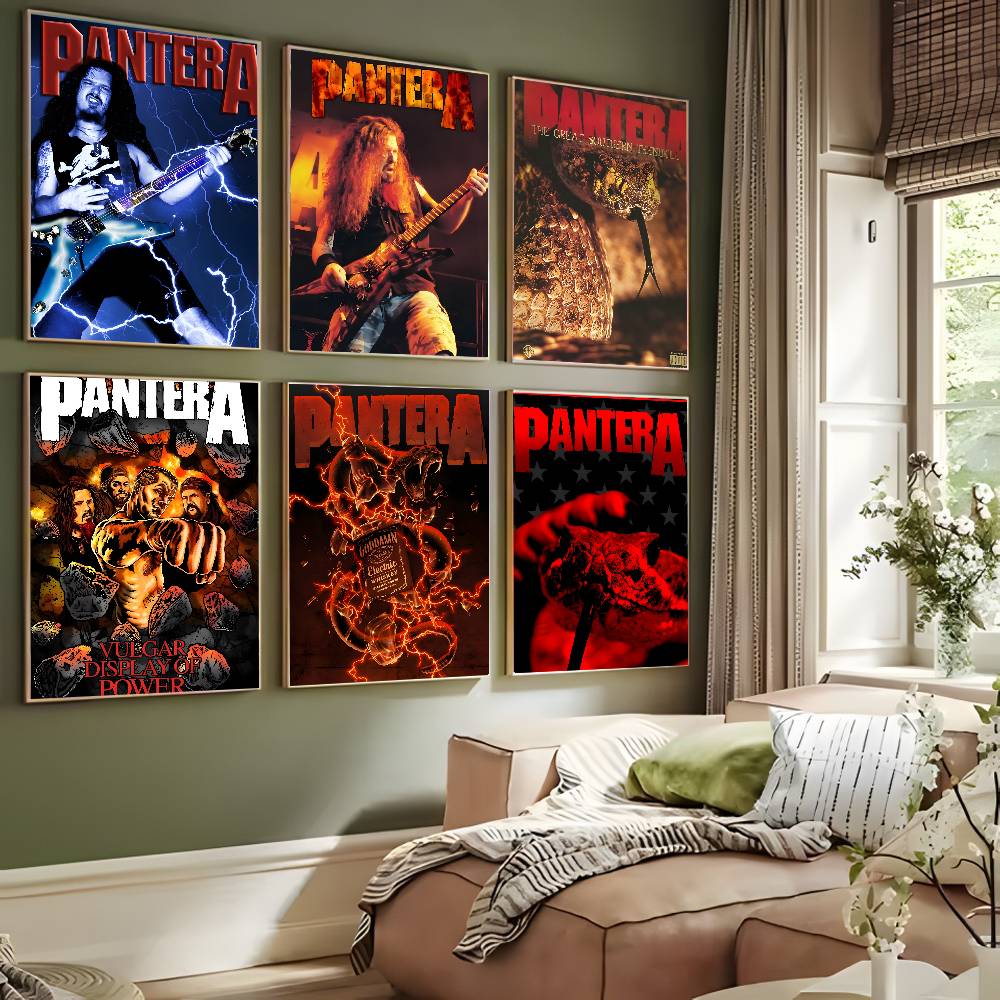Vintage Music P-Pantera Band F - Vintage Fashion Prints For Wall recensie en prijs