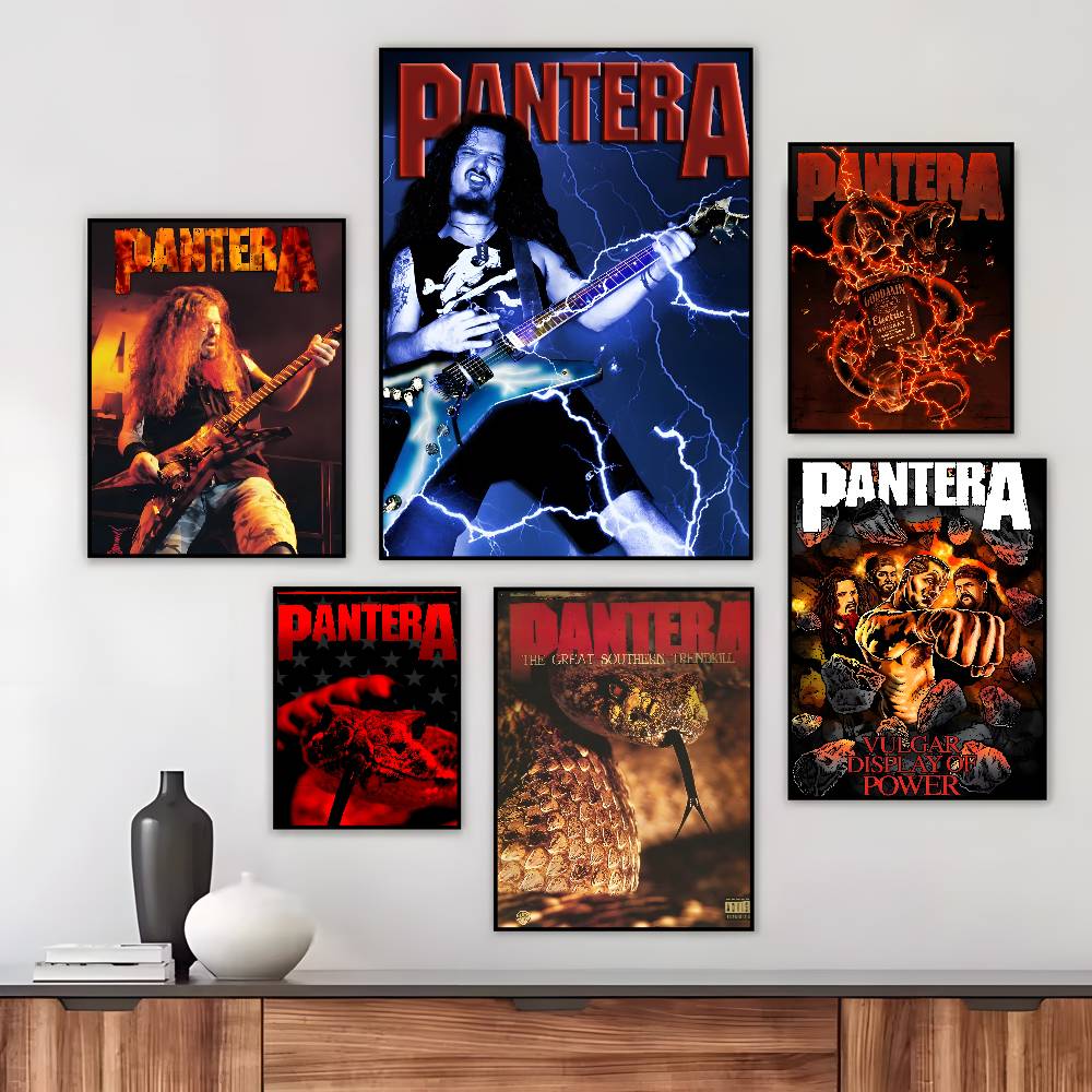 Vintage Music P-Pantera Band F - Vintage Fashion Prints For Wall recensie en prijs