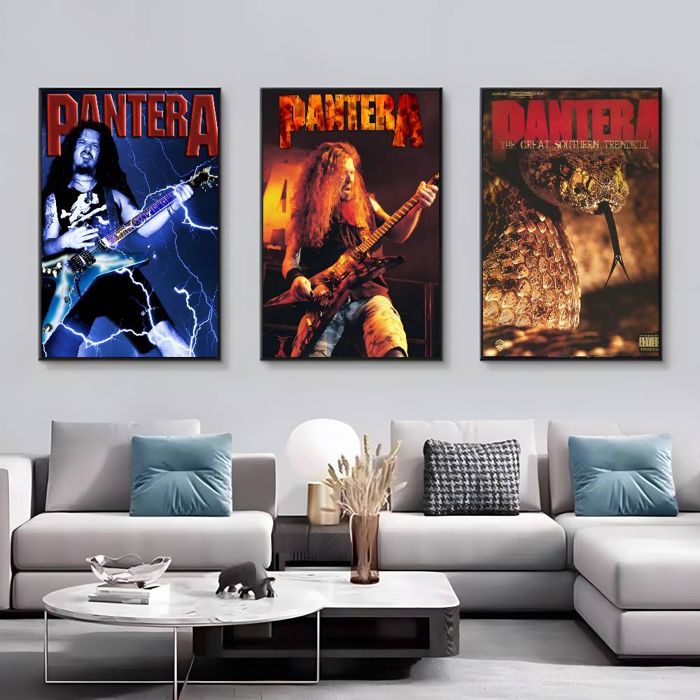 Vintage Music P-Pantera Band F - Vintage Fashion Prints For Wall recensie en prijs