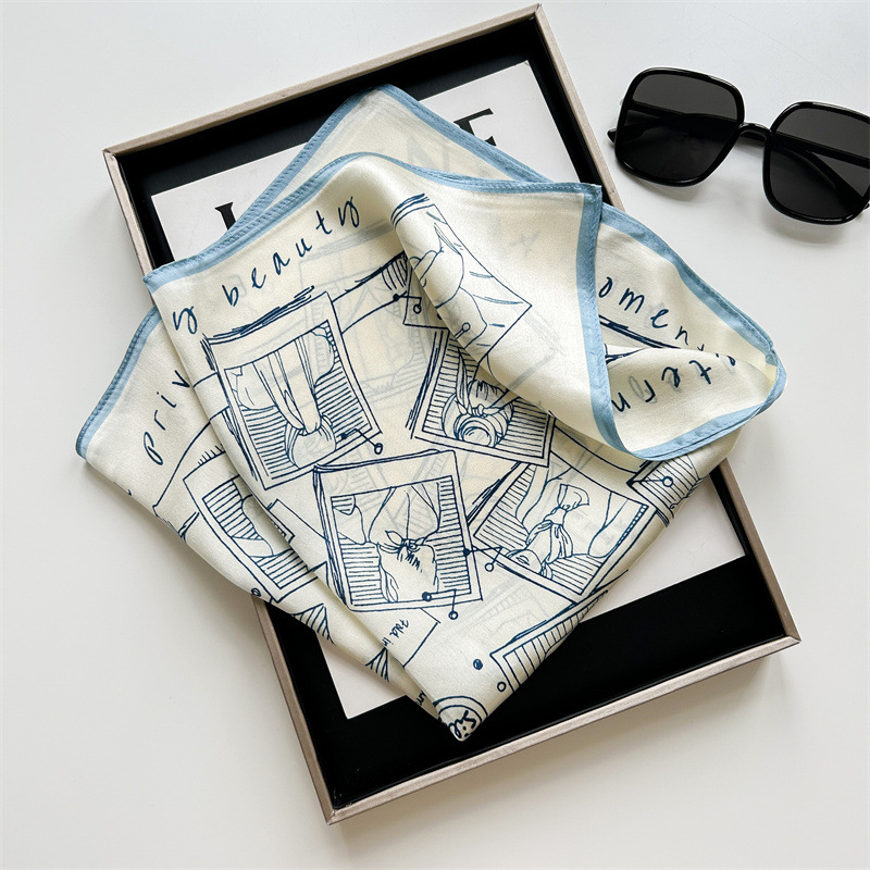 Vintage Sketch Print Satin Sma - Vintage Fashion Sketches recensie en prijs