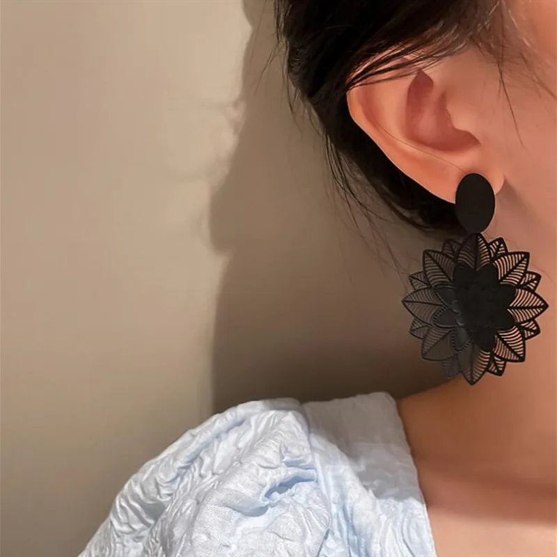 Retro Fashion Black Hollow Lac - Vintage Fashion Korea recensie en prijs