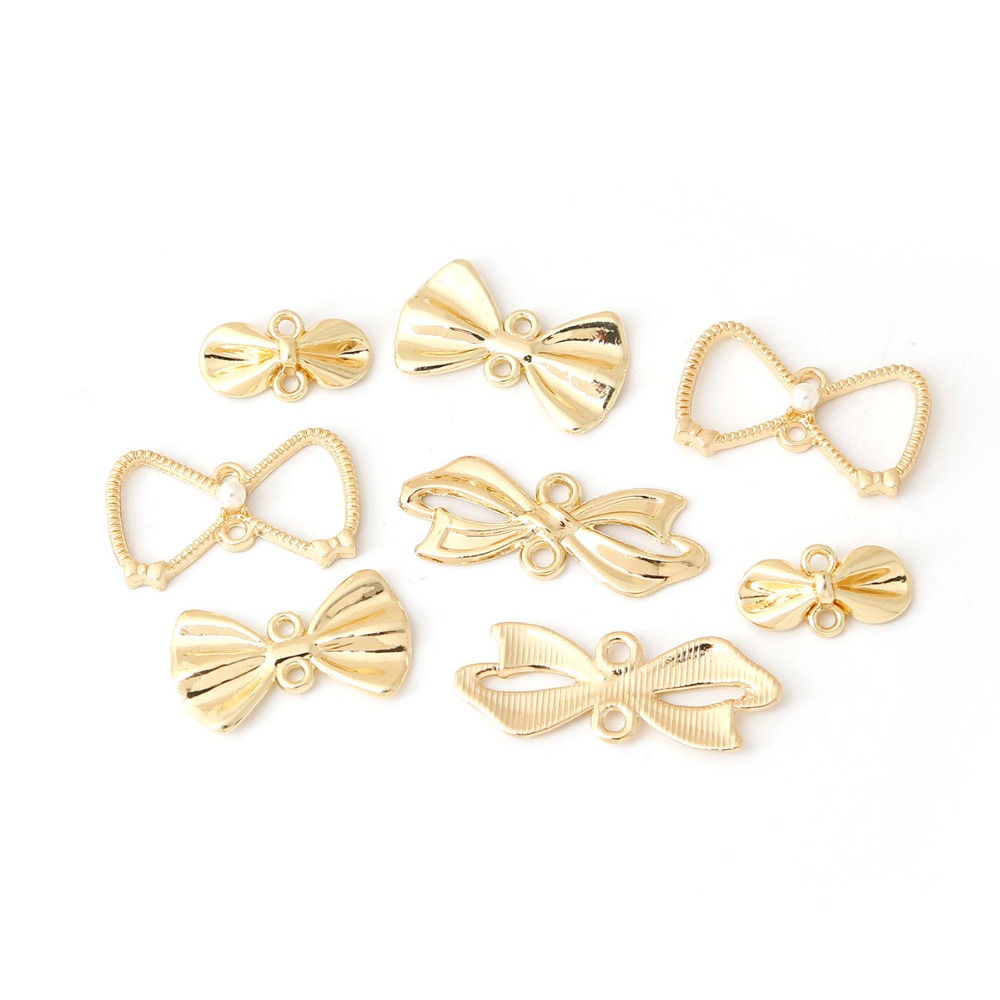 Vintage Antique Gold Bow Charm - Vintage Fashion Nz recensie en prijs