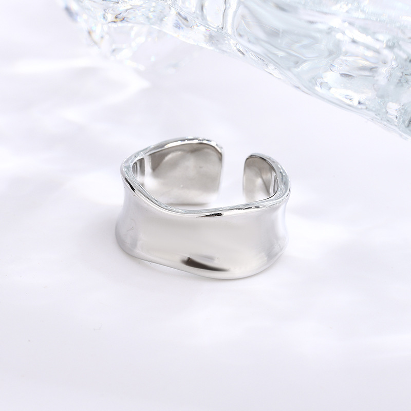 925 Sterling Silver Wide Irreg - Vintage Fashion Wholesale recensie en prijs