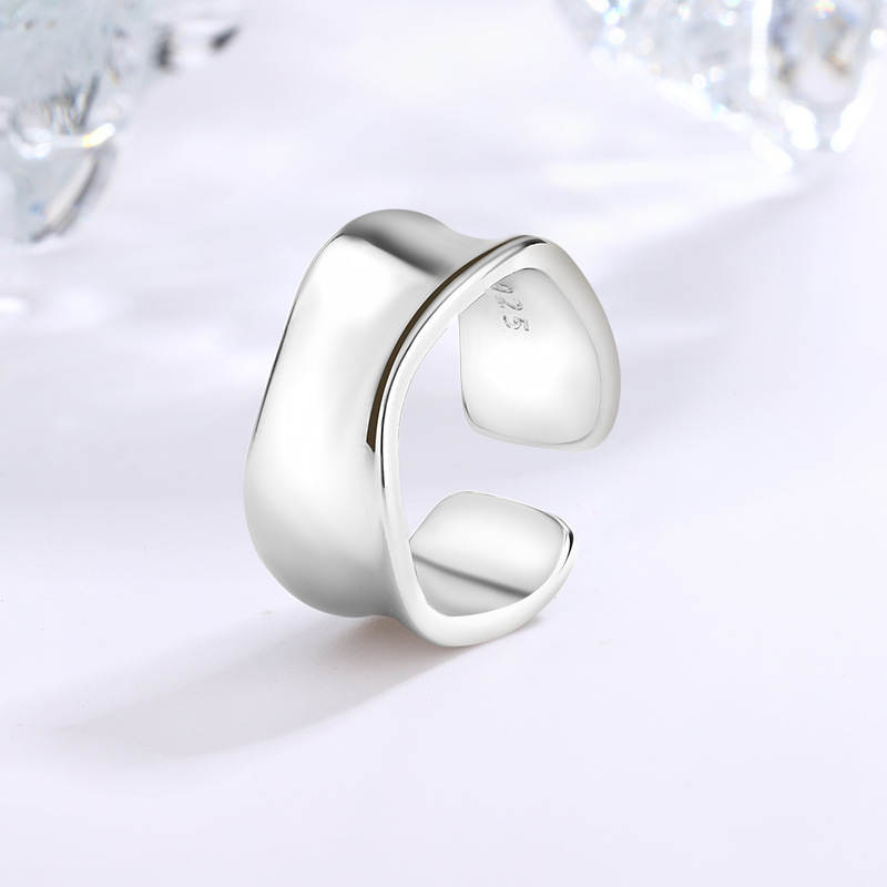 925 Sterling Silver Wide Irreg - Vintage Fashion Wholesale recensie en prijs