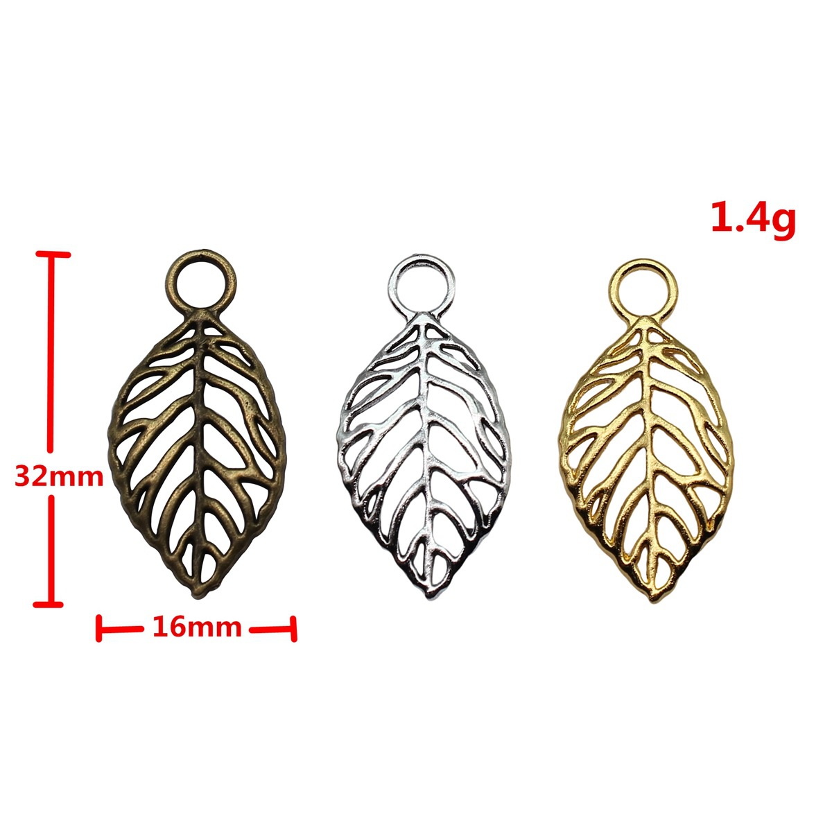 Classic Vintage Leaves Charms  - Vintage Fashion Wholesale recensie en prijs