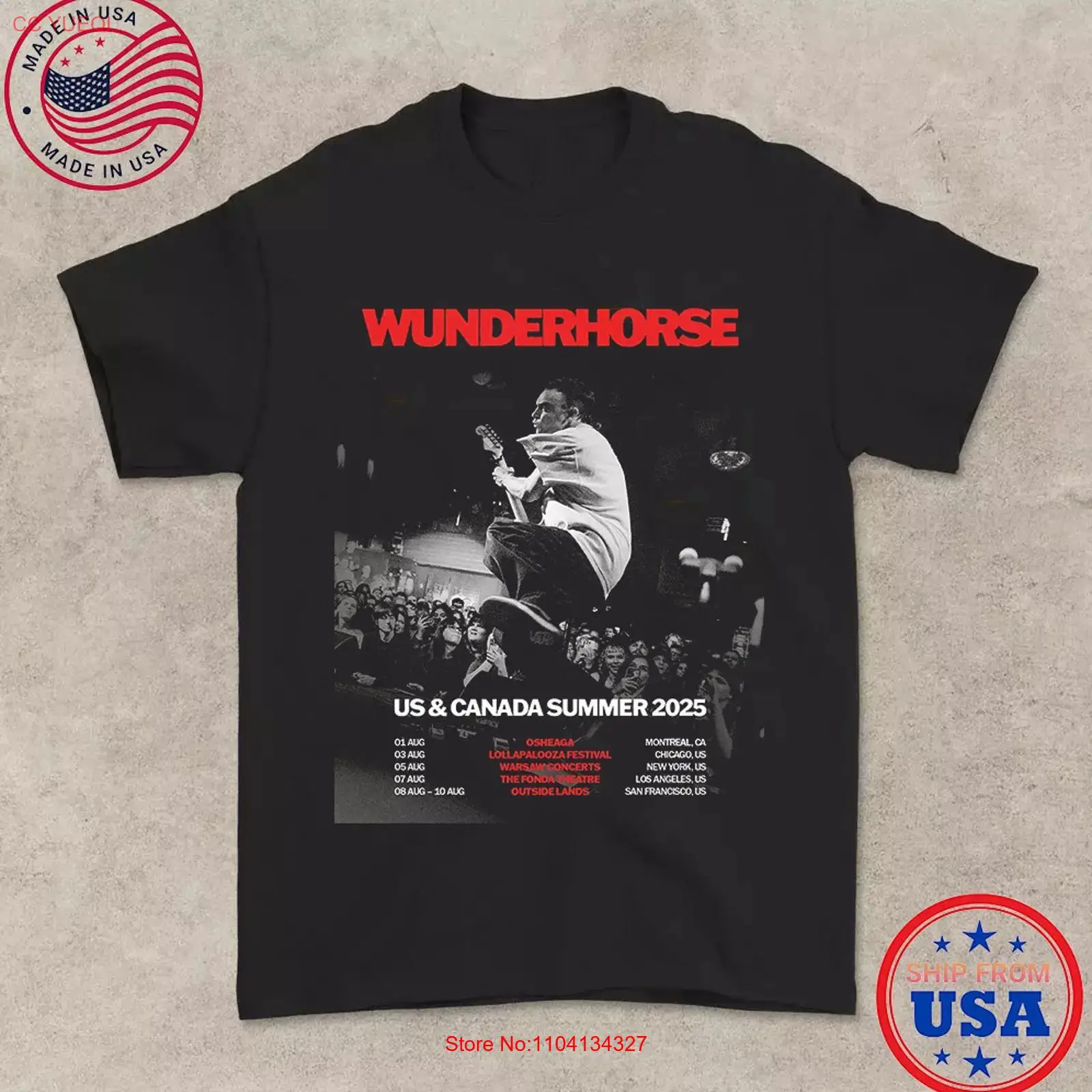 Wunderhorse 2025 Tour SUMMER U - Vintage Fashion Canada recensie en prijs