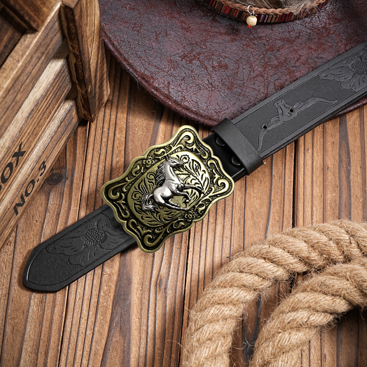 Quality men's leather belt gol - Vintage Fashion Nz recensie en prijs