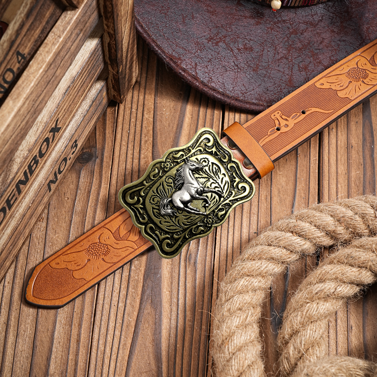 Quality men's leather belt gol - Vintage Fashion Nz recensie en prijs
