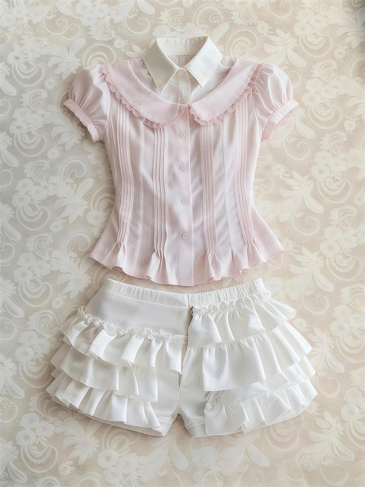 Sweet 2-Piece Set Woman Clothe - Vintage Fashion Korea recensie en prijs