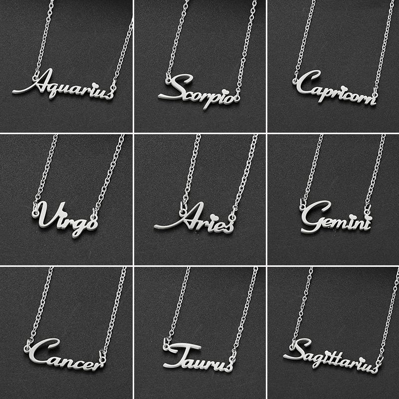 Vintage 12 Zodiac Sign Letter  - Vintage Fashion Labels recensie en prijs