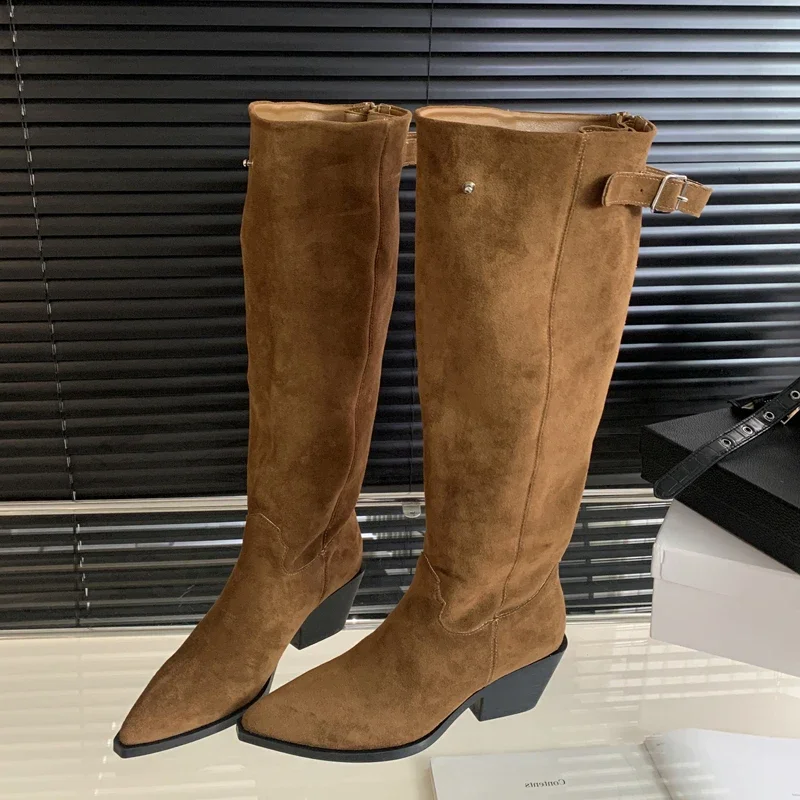 Winter Belt Buckle Pointed Toe - Vintage Fashion Heels recensie en prijs