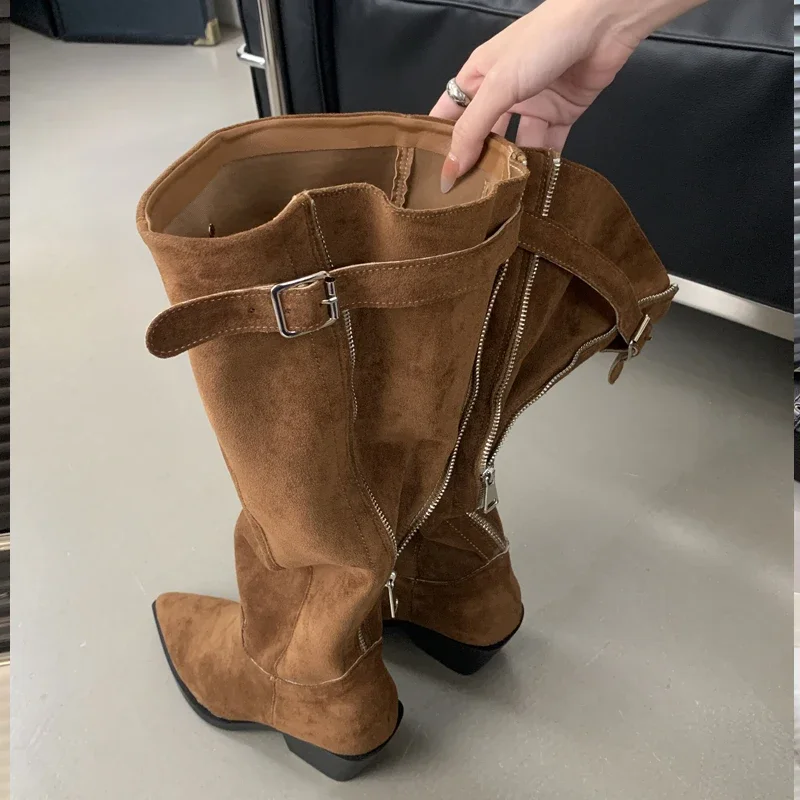 Winter Belt Buckle Pointed Toe - Vintage Fashion Heels recensie en prijs