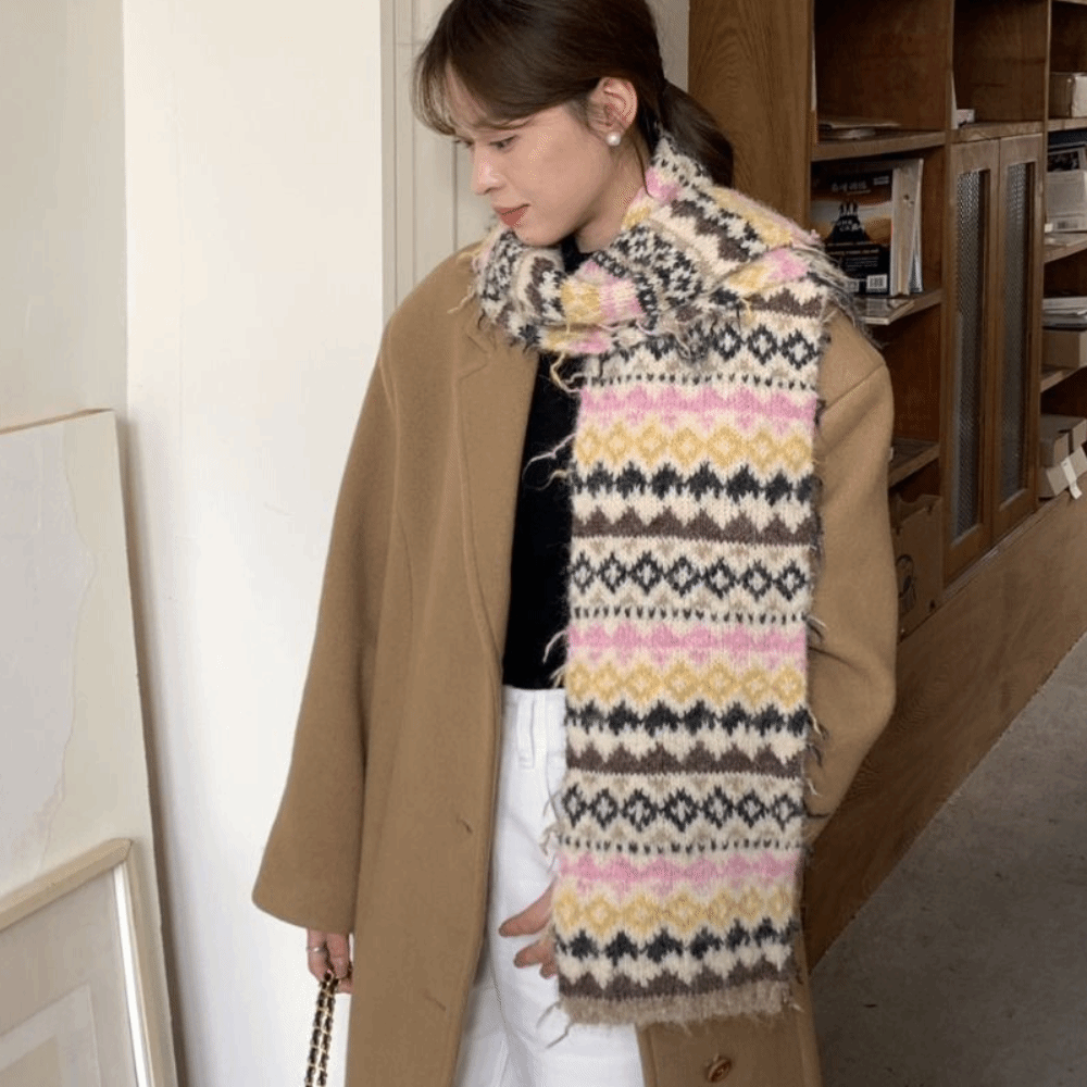 Fashion Warm Jacquard Knitted  - Vintage Fashion Faire recensie en prijs