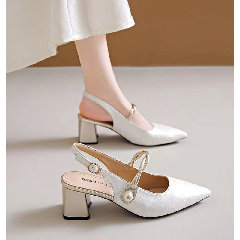 2026 Elegant Women Pointed Toe - Vintage Fashion Heels recensie en prijs