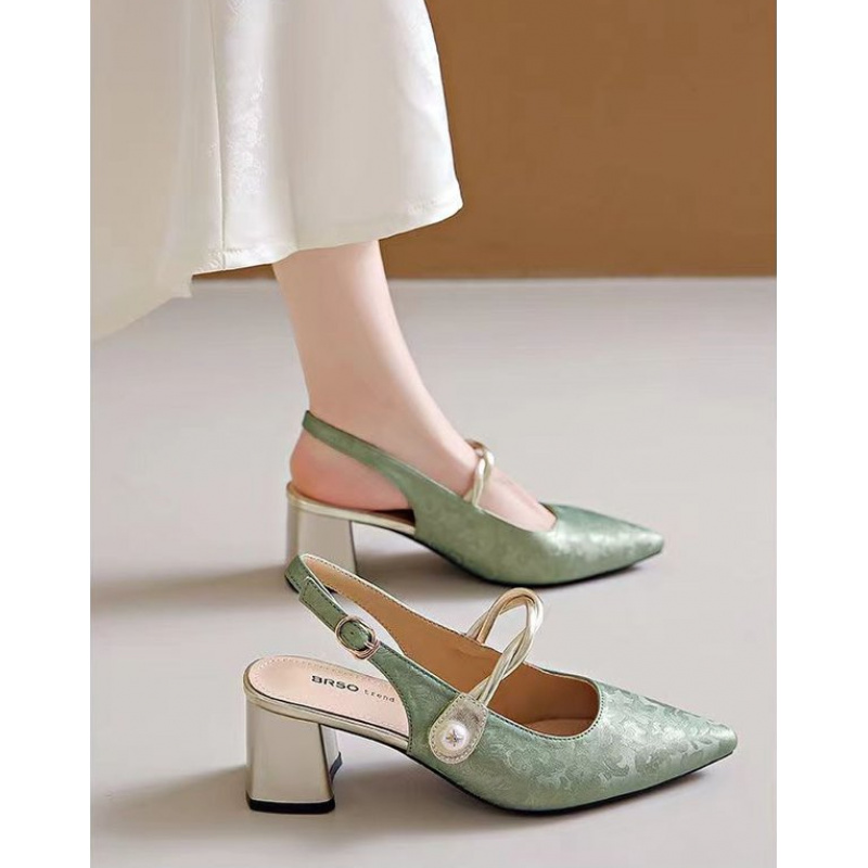 2026 Elegant Women Pointed Toe - Vintage Fashion Heels recensie en prijs