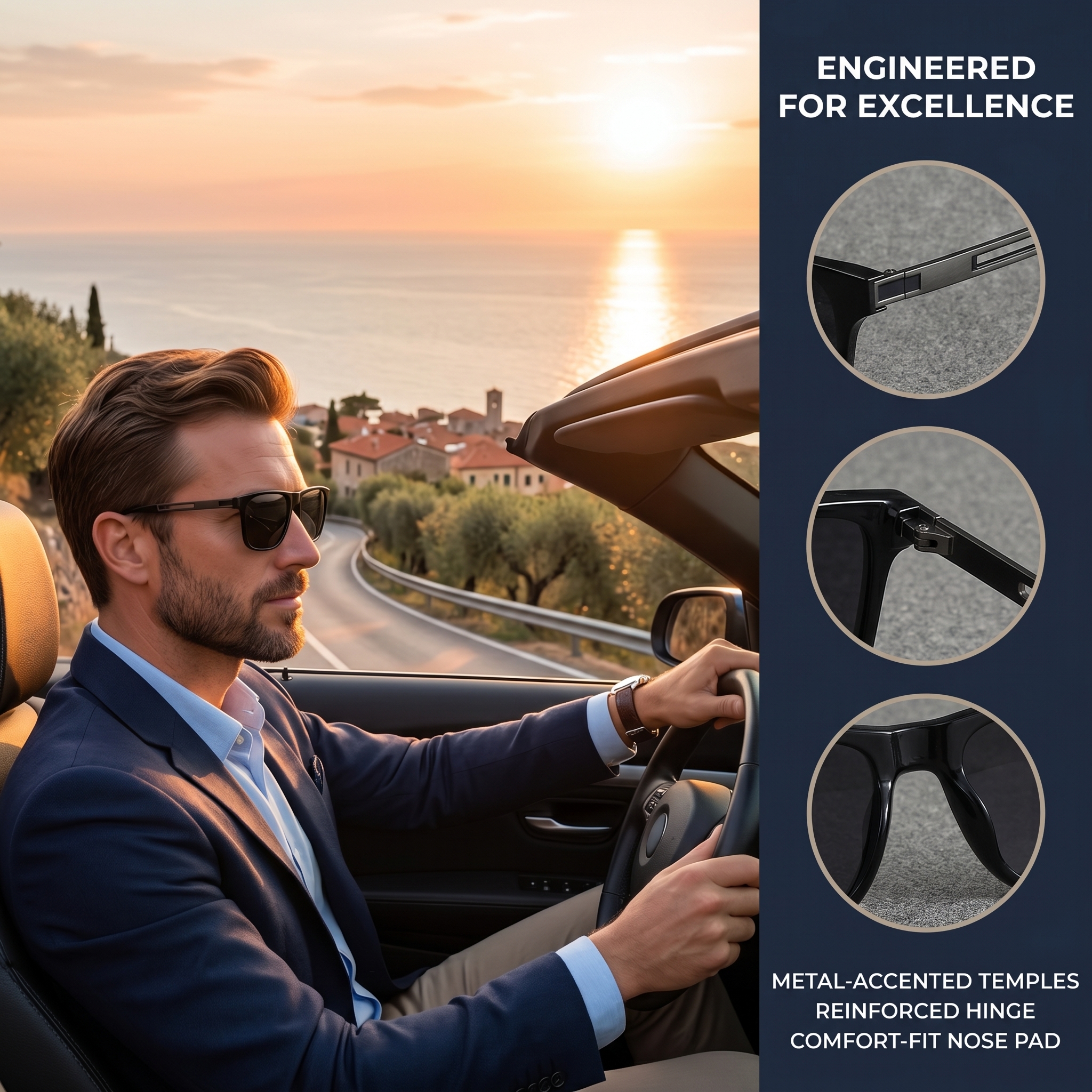 CHALK Polarized Men's Sunglass - Vintage Fashion Runway recensie en prijs