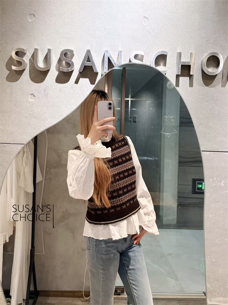 Susan Knitted Vest Women's rou - Vintage Fashion Faire recensie en prijs