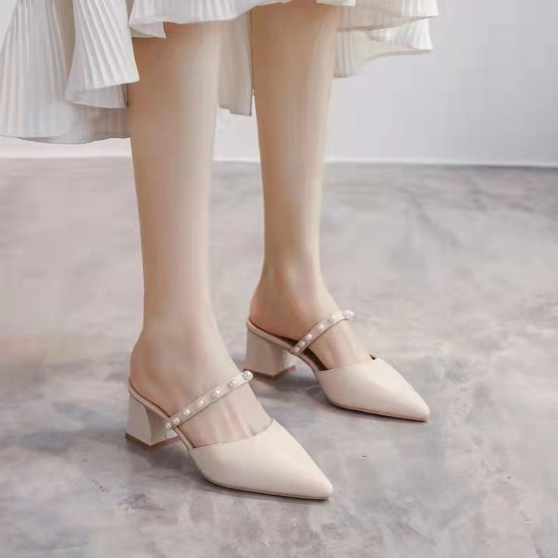 Women's Vintage Pointed Toe Mu - Vintage Fashion Heels recensie en prijs