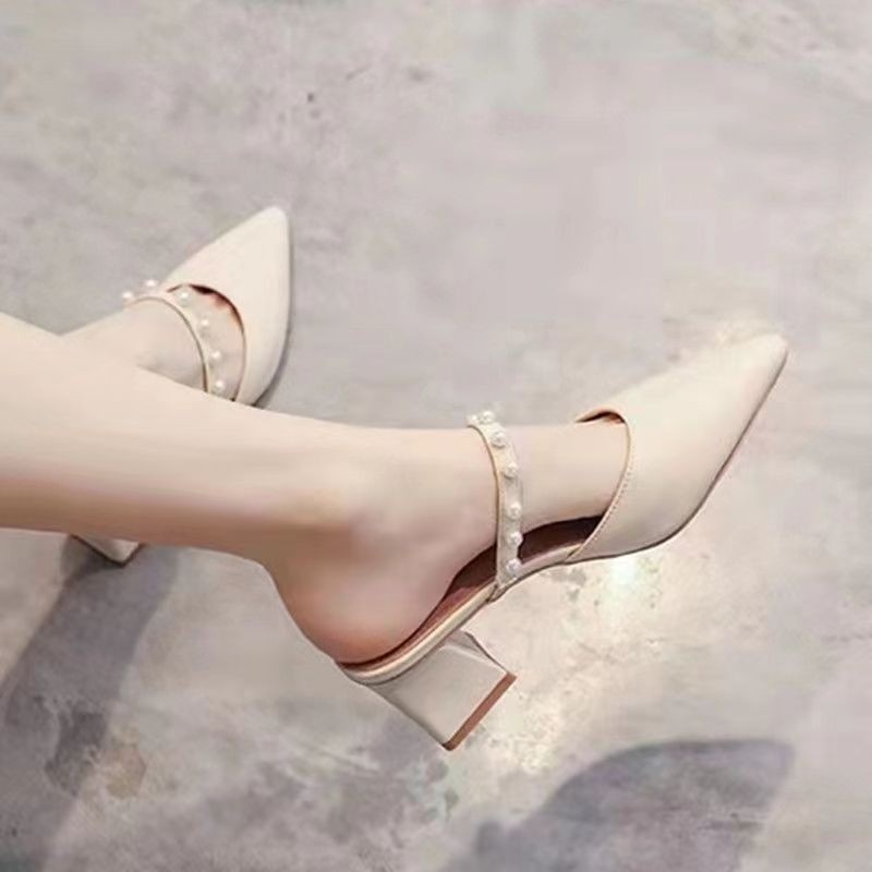 Women's Vintage Pointed Toe Mu - Vintage Fashion Heels recensie en prijs