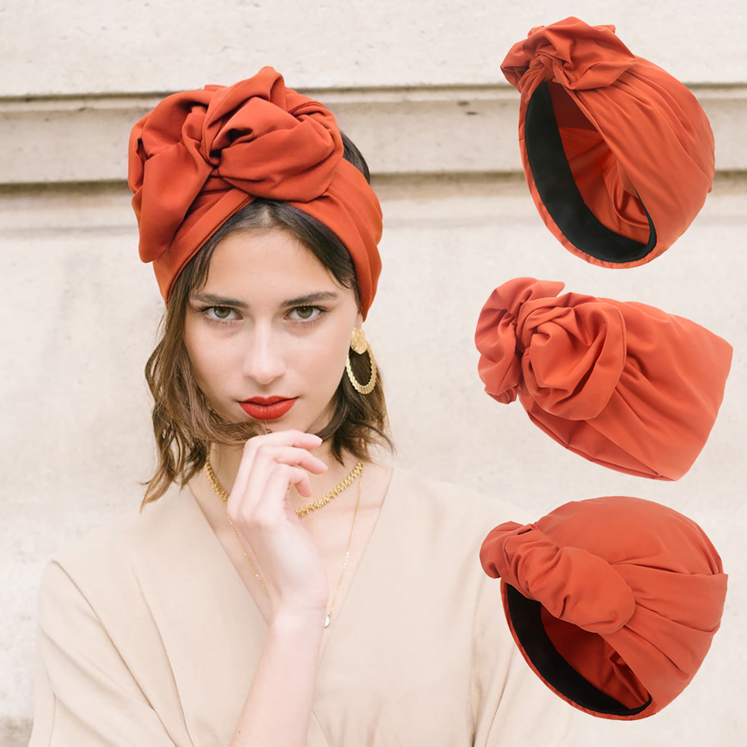 Vintage Soft French Turban Hat - Vintage Fashion Hats recensie en prijs
