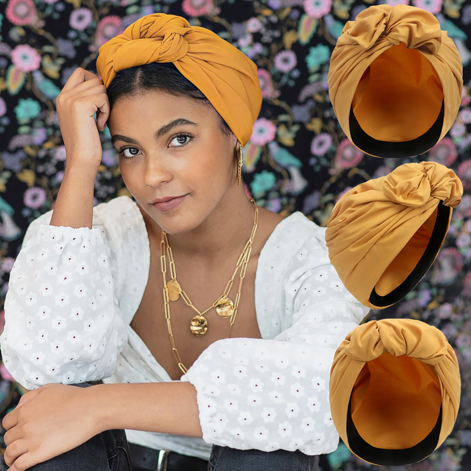 Vintage Soft French Turban Hat - Vintage Fashion Hats recensie en prijs