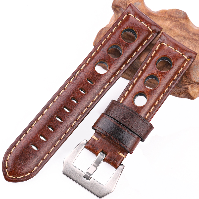 4 Color Cowhide Watch Strap Vi - Vintage Fashion Labels recensie en prijs